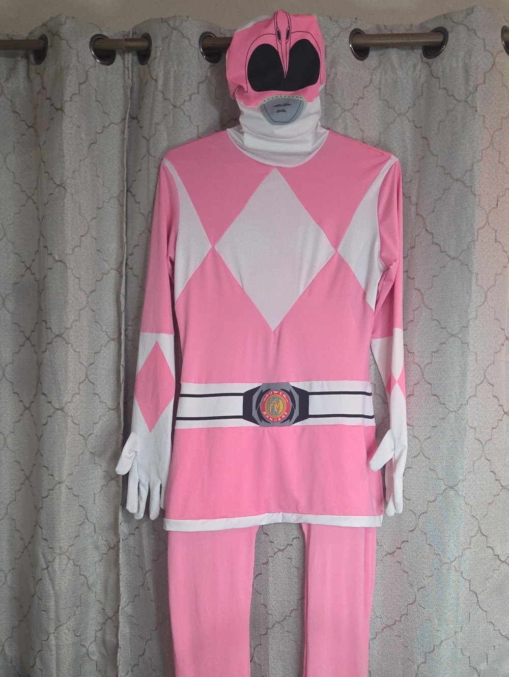 Morphsuits Mighty Morphins Pink Power Rangers Suit Sz XL